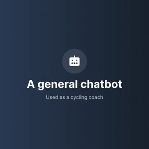 A general chatbot used as a cycling coach